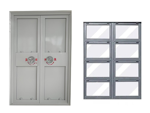 泄爆门窗